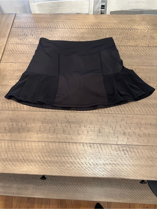 VOGO Athletica Dresses & Skirts - VOGO Athletica Black Pleated Skater Tennis Skirt